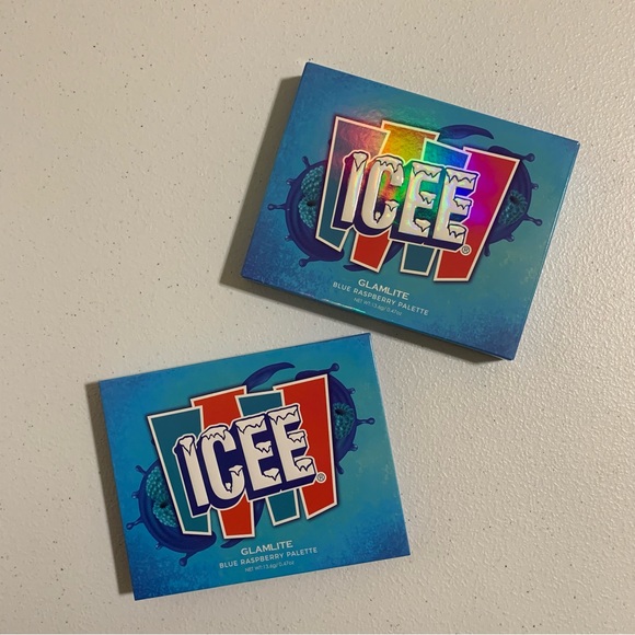 ICEE x Glamlite Blue Raspberry Eyeshadow Palette-NIB - Picture 2 of 6